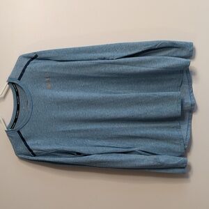 Nike Men's DriFIT Breathe Tailwind Long Sleeve T-shirt in Light Blue - Size L